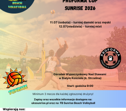 ProForma Cup Sunrise 2026 - turniej...